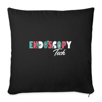 Unique Endoscopy Nurse and Gastro Squad Designs - Sofa pillowcase 17,3'' x 17,3'' (45 x 45 cm) - black - Front