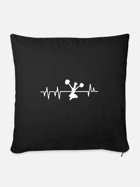 Cheerleading - Sofakissenbezug 45 x 45 cm - Schwarz