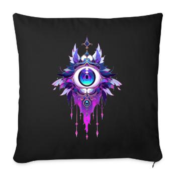 Dreamcatcher #6 - Sofa pillowcase 17,3'' x 17,3'' (45 x 45 cm) - black - Front