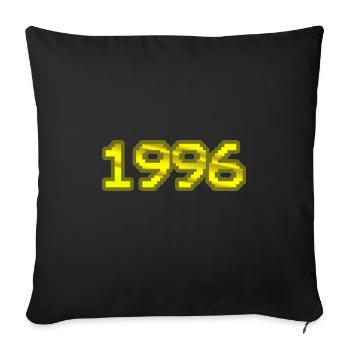 Nerd 1996 - Sofa pillowcase 17,3'' x 17,3'' (45 x 45 cm) - black - Front