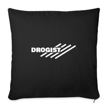 Chimiste - Housse de coussin décorative 45 x 45 cm - noir - Devant