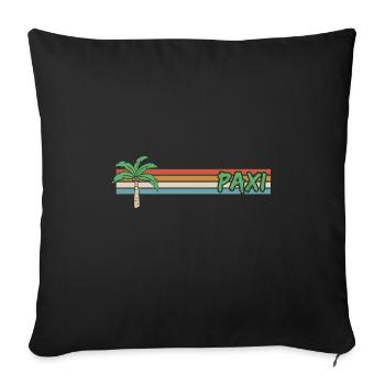 Cadeau pour Paxi - Housse de coussin décorative 45 x 45 cm - noir - Devant