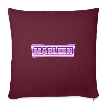 Wedding Copy - Sofa pillowcase 17,3'' x 17,3'' (45 x 45 cm) - burgundy - Front