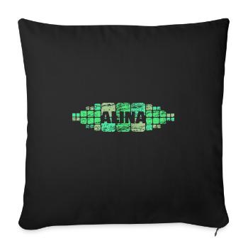 Mutti Alina - Sofakissenbezug 45 x 45 cm - Schwarz - Vorne