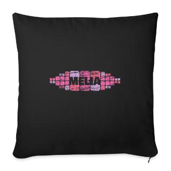 Mutti Melia - Sofakissenbezug 45 x 45 cm - Schwarz - Vorne