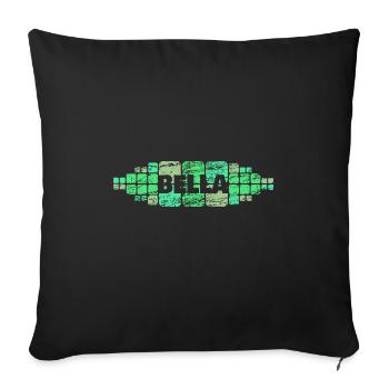 Cadeau pour Bella - Housse de coussin décorative 45 x 45 cm - noir - Devant