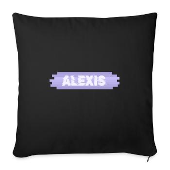 Mother Alexis - Sofa pillowcase 17,3'' x 17,3'' (45 x 45 cm) - black - Front