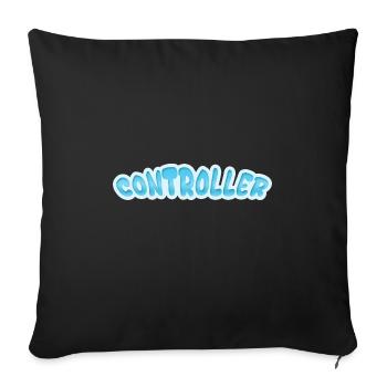 Gift for Controller - Sofa pillowcase 17,3'' x 17,3'' (45 x 45 cm) - black - Front