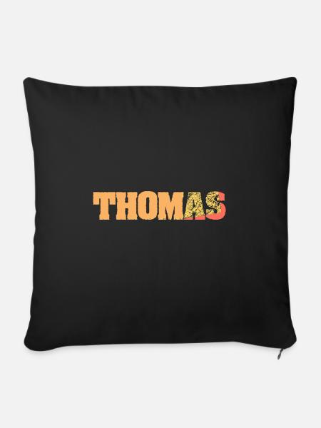 Thomas Thomas - Sofakissenbezug 45 x 45 cm - Schwarz