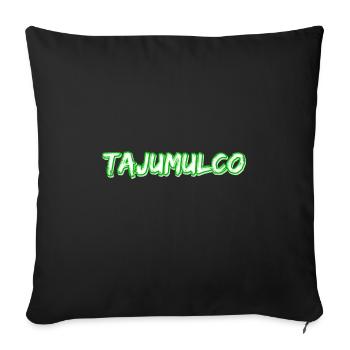 Tajumulco comme trekking - Housse de coussin décorative 45 x 45 cm - noir - Devant