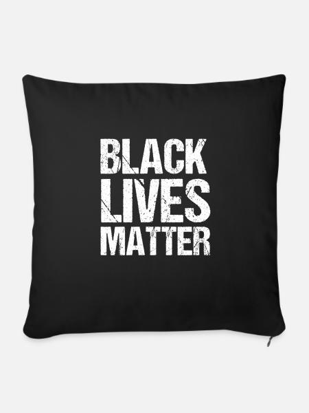 Black Lives Matter - Gift - Shirt - Sofakissenbezug 45 x 45 cm - Schwarz