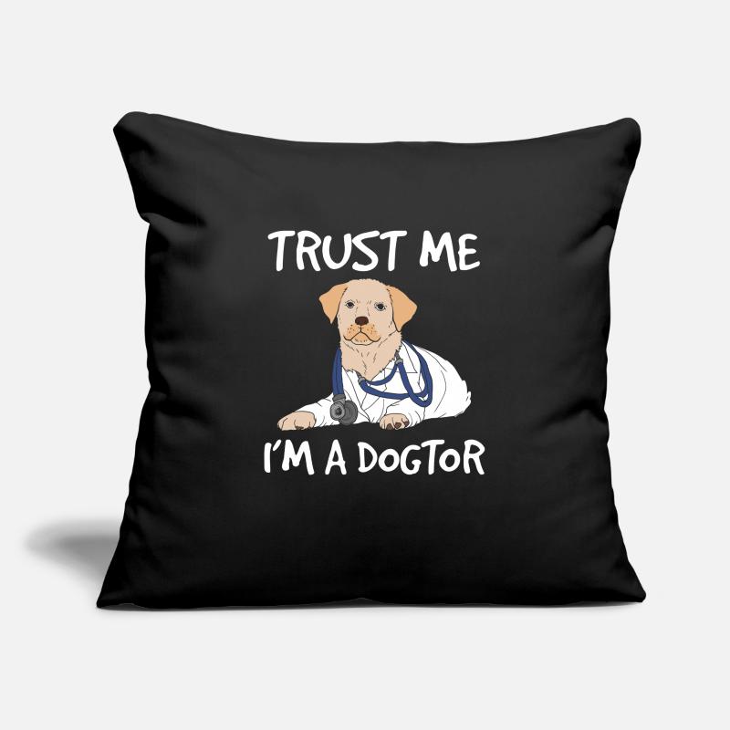 I'ma Dogtor Sofa pillowcase 17,3'' x 17,3'' (45 x 45 cm)