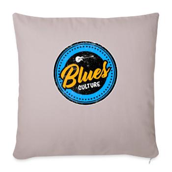 Blues guitare guitariste instrument de musique - Housse de coussin décorative 45 x 45 cm - taupe clair - Devant