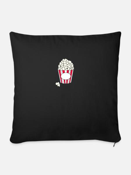 cinema - Sofa pillowcase 17,3'' x 17,3'' (45 x 45 cm) - black