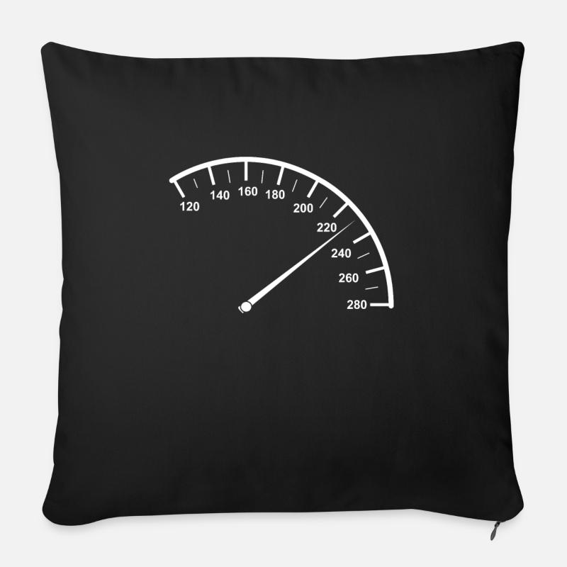 Auto rennen auto tuner Shirt Geschenk - Sofakissenbezug 45 x 45 cm - Schwarz