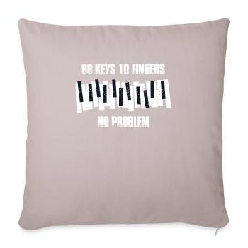 Piano pianist pianist music gift - Sofa pillowcase 17,3'' x 17,3'' (45 x 45 cm) - light taupe - Front