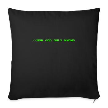 ÉTUDIANT INFORMATIQUE - Housse de coussin décorative 45 x 45 cm - noir - Devant