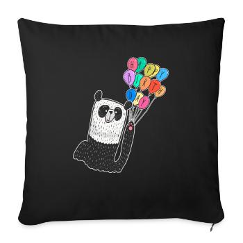 Happy Birthday Kids Shirt - Sofa pillowcase 17,3'' x 17,3'' (45 x 45 cm) - black - Front