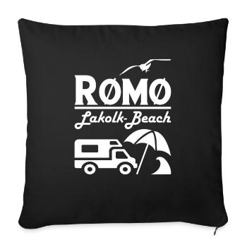 Lakolk Beach - Sofakissenbezug 45 x 45 cm - Schwarz - Vorne