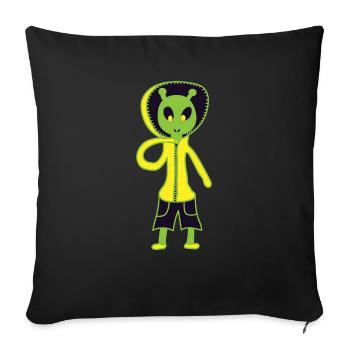 Alien - Sofakissenbezug 45 x 45 cm - Schwarz - Vorne