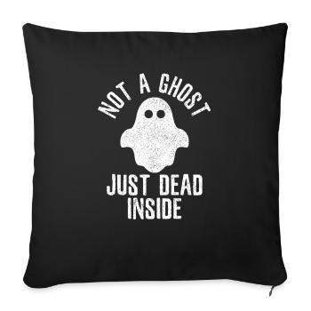 Ghost Ghost Halloween Funny Gift - Sofa pillowcase 17,3'' x 17,3'' (45 x 45 cm) - black - Front