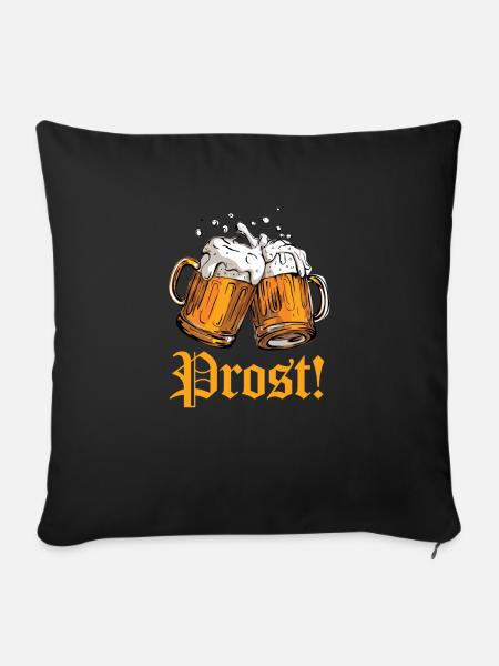 Prost - Sofakissenbezug 45 x 45 cm - Schwarz