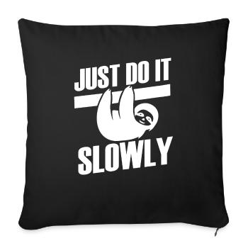 indolence - Housse de coussin décorative 45 x 45 cm - noir - Devant