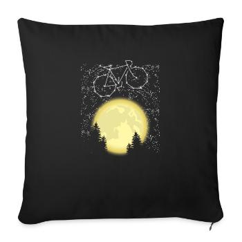StarBicycle - Sofakissenbezug 45 x 45 cm - Schwarz - Vorne