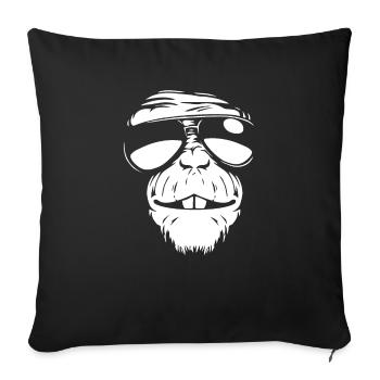 Lunettes de soleil - Housse de coussin décorative 45 x 45 cm - noir - Devant