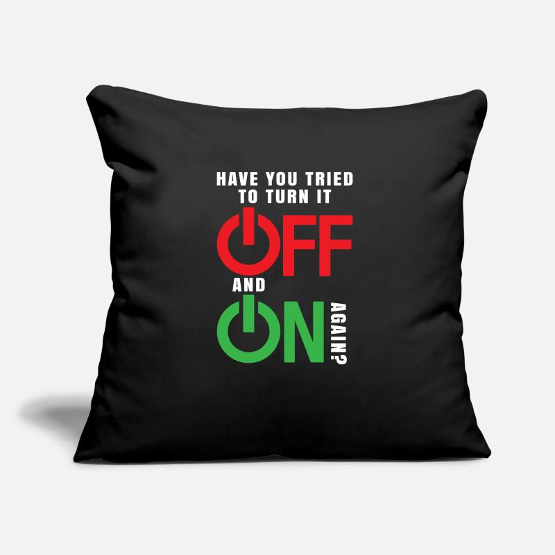 Programmeur technicien informatique il chemise cadeau Housse de coussin décorative 45 x 45 cm