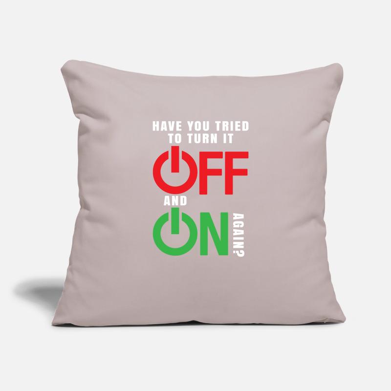 Programmer Computer Technician It Shirt Gift Sofa pillowcase 17,3'' x 17,3'' (45 x 45 cm)