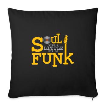 Soul avec un peu de Funk Gift Soulfunk - Housse de coussin décorative 45 x 45 cm - noir - Devant