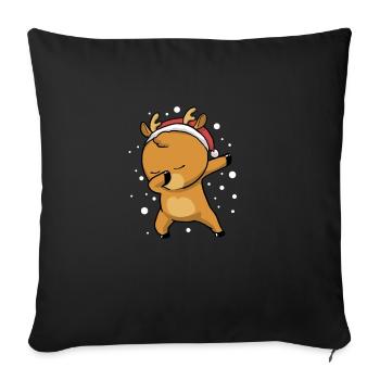 Rennes dab - Housse de coussin décorative 45 x 45 cm - noir - Devant