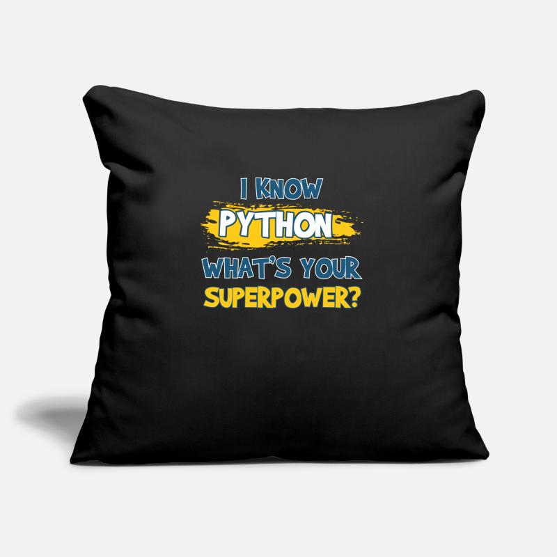Programmer Python Sofa pillowcase 17,3'' x 17,3'' (45 x 45 cm)