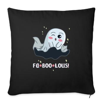 Fabulous spirit - Sofa pillowcase 17,3'' x 17,3'' (45 x 45 cm) - black - Front