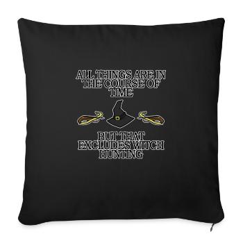 Chasse à la sorcière Chasse à la sorcière - Housse de coussin décorative 45 x 45 cm - noir - Devant