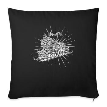 Music Zug - chanteur de choeur, chef d'orchestre, chef de choeur - Housse de coussin décorative 45 x 45 cm - noir - Devant