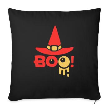 Halloween - Sofa pillowcase 17,3'' x 17,3'' (45 x 45 cm) - black - Front