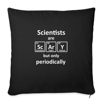 Drôle Chemise Chemise Cadeau Nerd Enseignants Dictons - Housse de coussin décorative 45 x 45 cm - noir - Devant