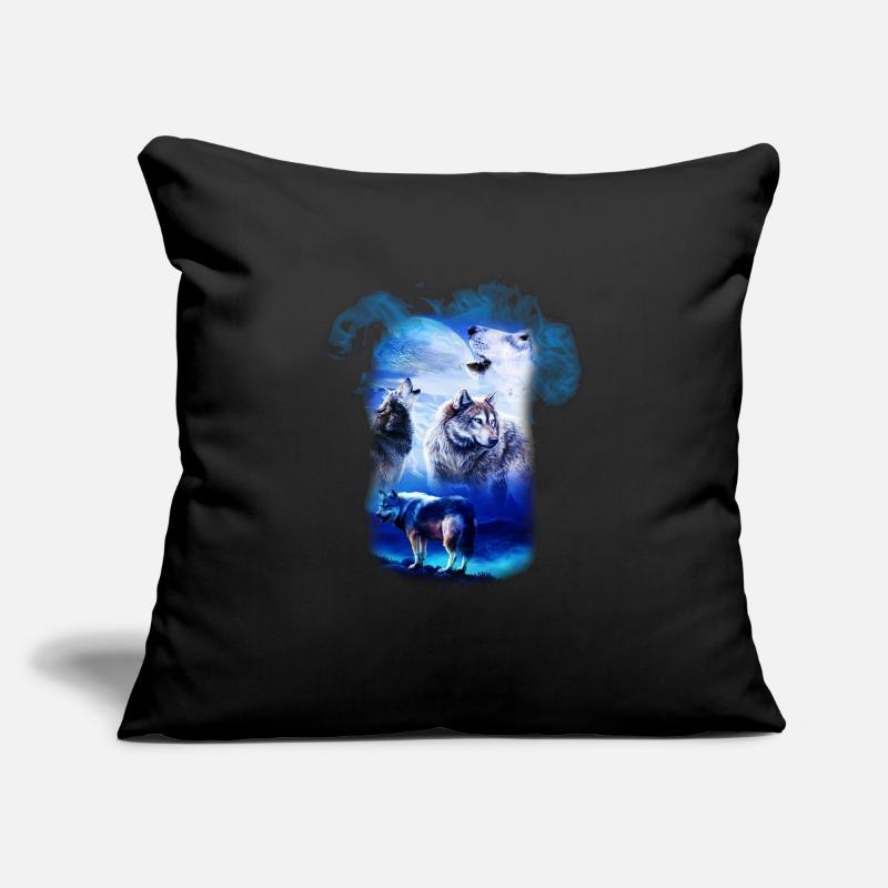 Fantasy Wolf Wolves Sofa pillowcase 17,3'' x 17,3'' (45 x 45 cm)