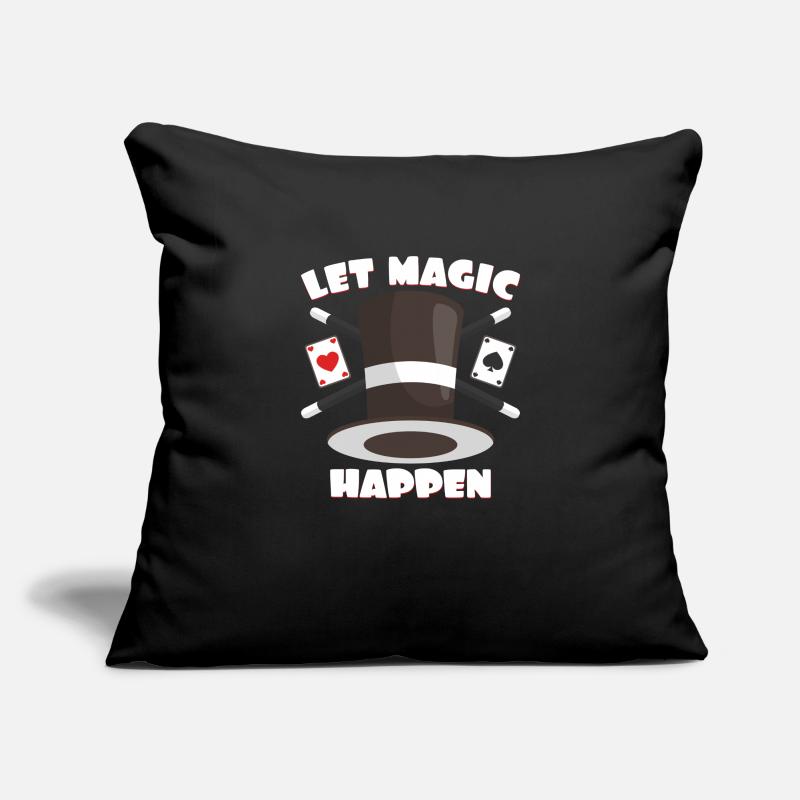 Let's experience magic Sofa pillowcase 17,3'' x 17,3'' (45 x 45 cm)