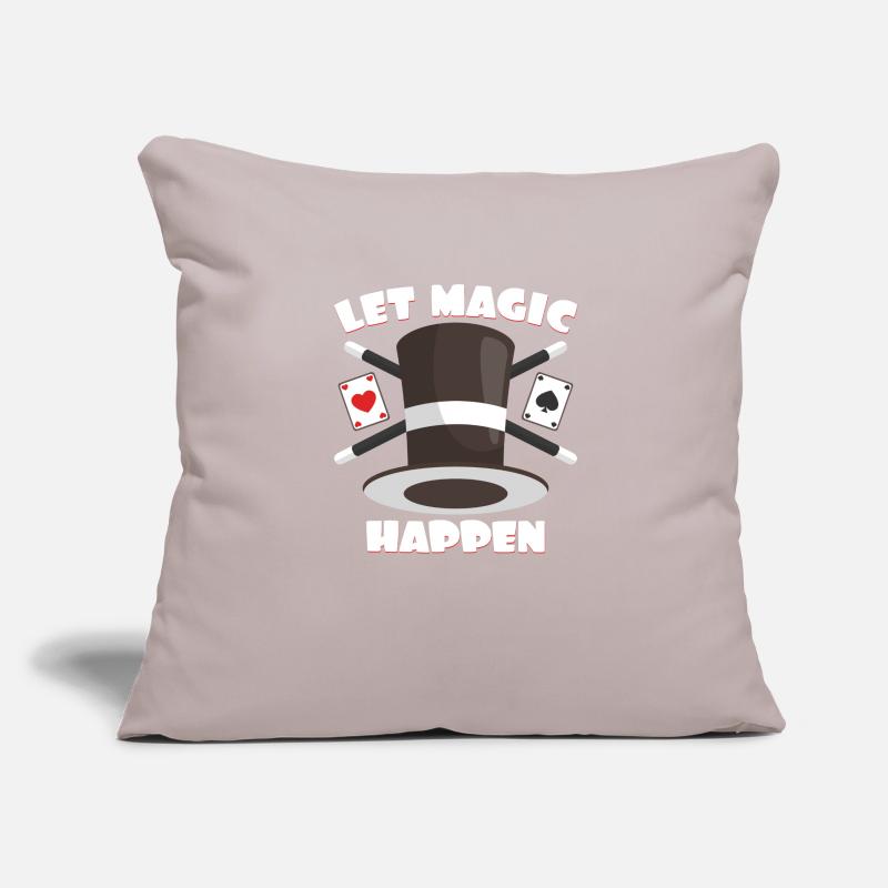 Let's experience magic Sofa pillowcase 17,3'' x 17,3'' (45 x 45 cm)