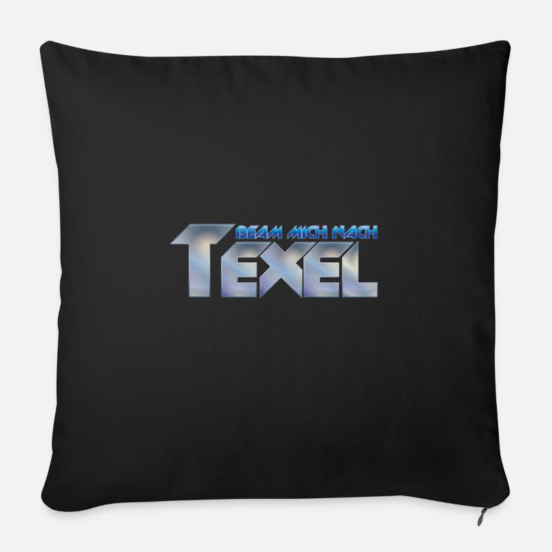 Zeig, dass du Texel liebst! - Sofakissenbezug 45 x 45 cm - Schwarz