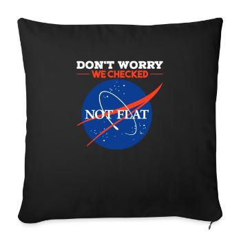 Science Physics Vol spatial - Housse de coussin décorative 45 x 45 cm - noir - Devant