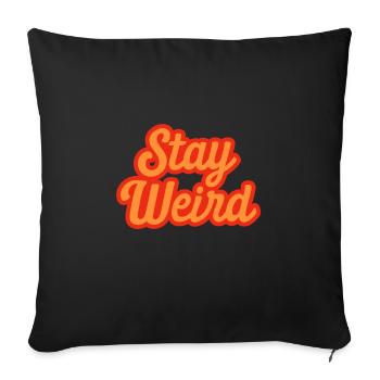 Reste bizarre - Housse de coussin décorative 45 x 45 cm - noir - Devant