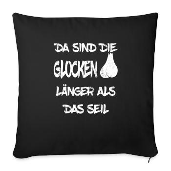 Witziger Spruch Mann Männer Geburtstag Geschenk - Sofakissenbezug 45 x 45 cm - Schwarz - Vorne