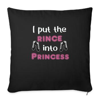 Awesome Irish Dance Gift for Girls for Irish - Sofa pillowcase 17,3'' x 17,3'' (45 x 45 cm) - black - Front