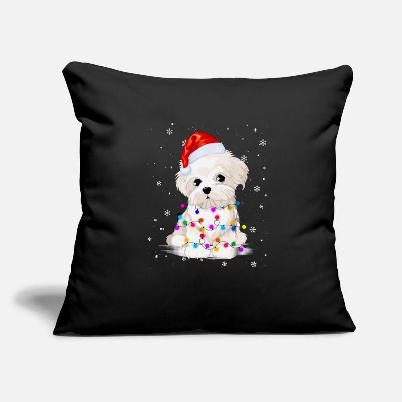 Chiot Housse de coussin décorative 45 x 45 cm