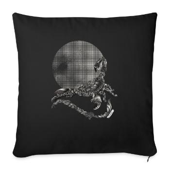 Zodiac Scorpion - Housse de coussin décorative 45 x 45 cm - noir - Devant