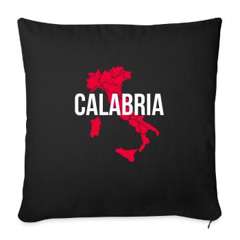 Kalabrien Italien Calabria Italia - Sofakissenbezug 45 x 45 cm - Schwarz - Vorne